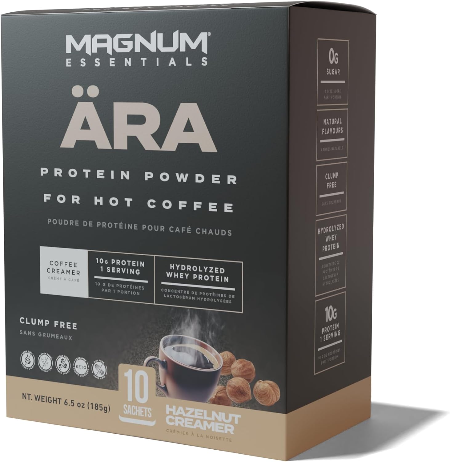 Allo Hazelnut Protein Powder Coffee Creamer GlutenFree