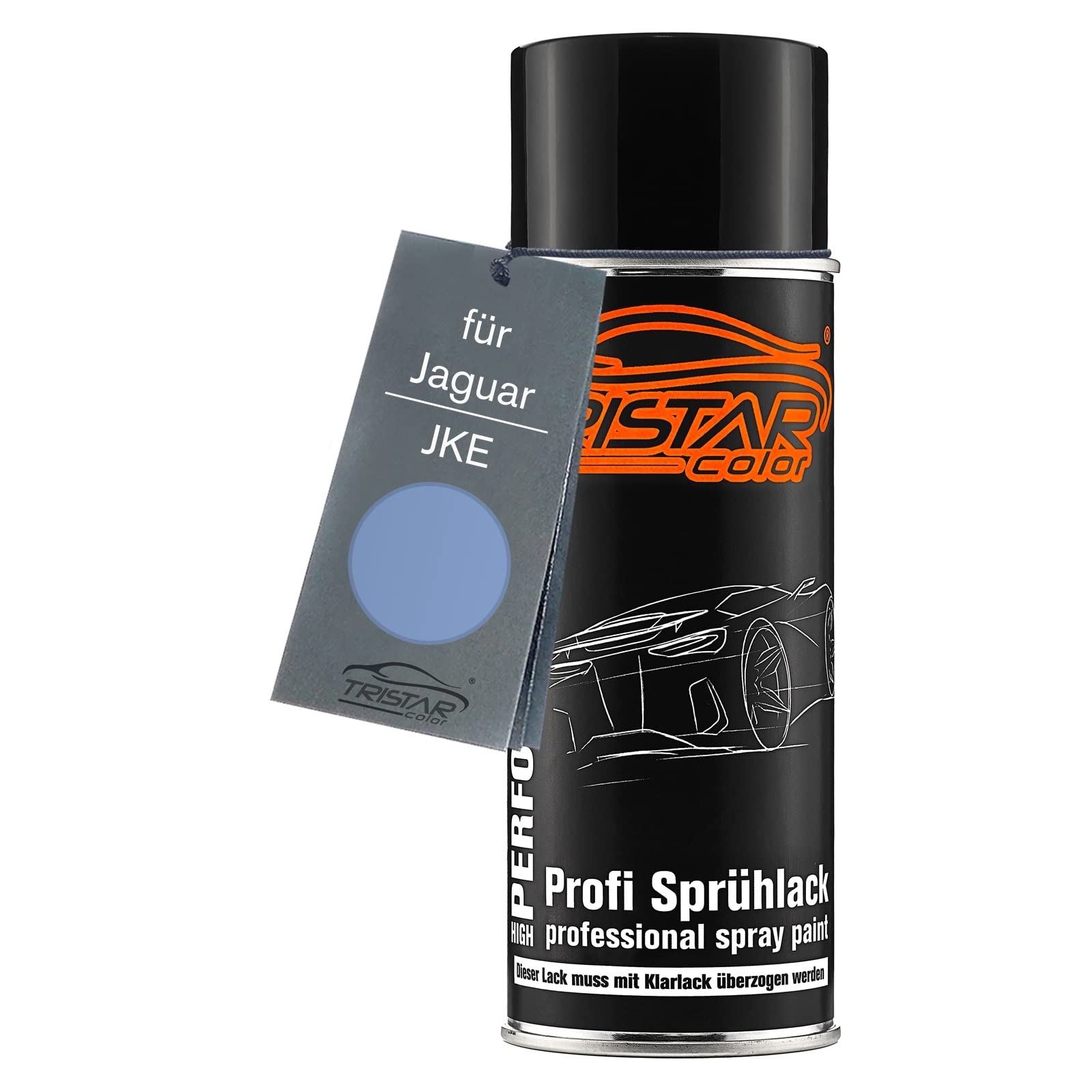 Tristarcolor Azure Blue Metallic Car Paint Spray Can For Jaguar Jke /Medium Fresco Blue Metallic Base Coat Spray Can 400Ml