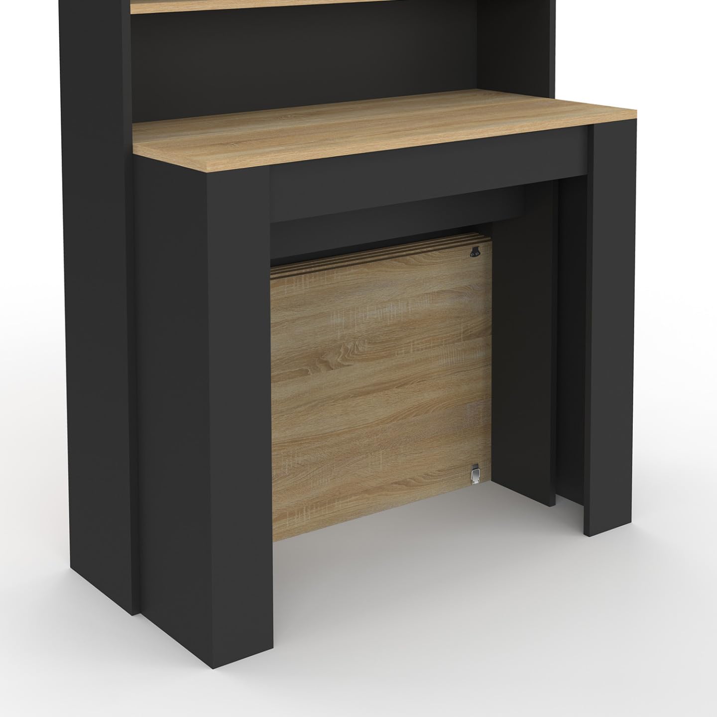 IDMarket - Table Buffet Haut Extensible Orlando 8 Personnes 235 cm