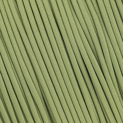 West Coast Paracord Cuerda de paracaídas de más de 300 Colores, Tipo III, Tipo 550, 7 hebras, múltiples Longitudes, 25 Feet, Verde Musgo