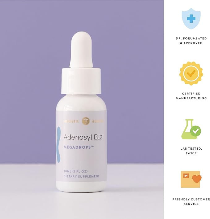 Holistic Health Adenosyl B12 MegaDrops 28ml miniatura 5