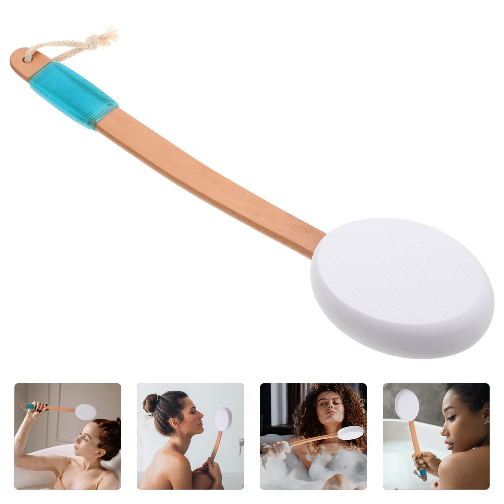 FRCOLOR 4stücke Rückenbürste Mit Langem Griff Multifunktionale Duschbürste Für Sanfte Hautpflege Und Sonnenschutzanwendung Ergonomisches Design Für Entspannende Badeerlebnisse