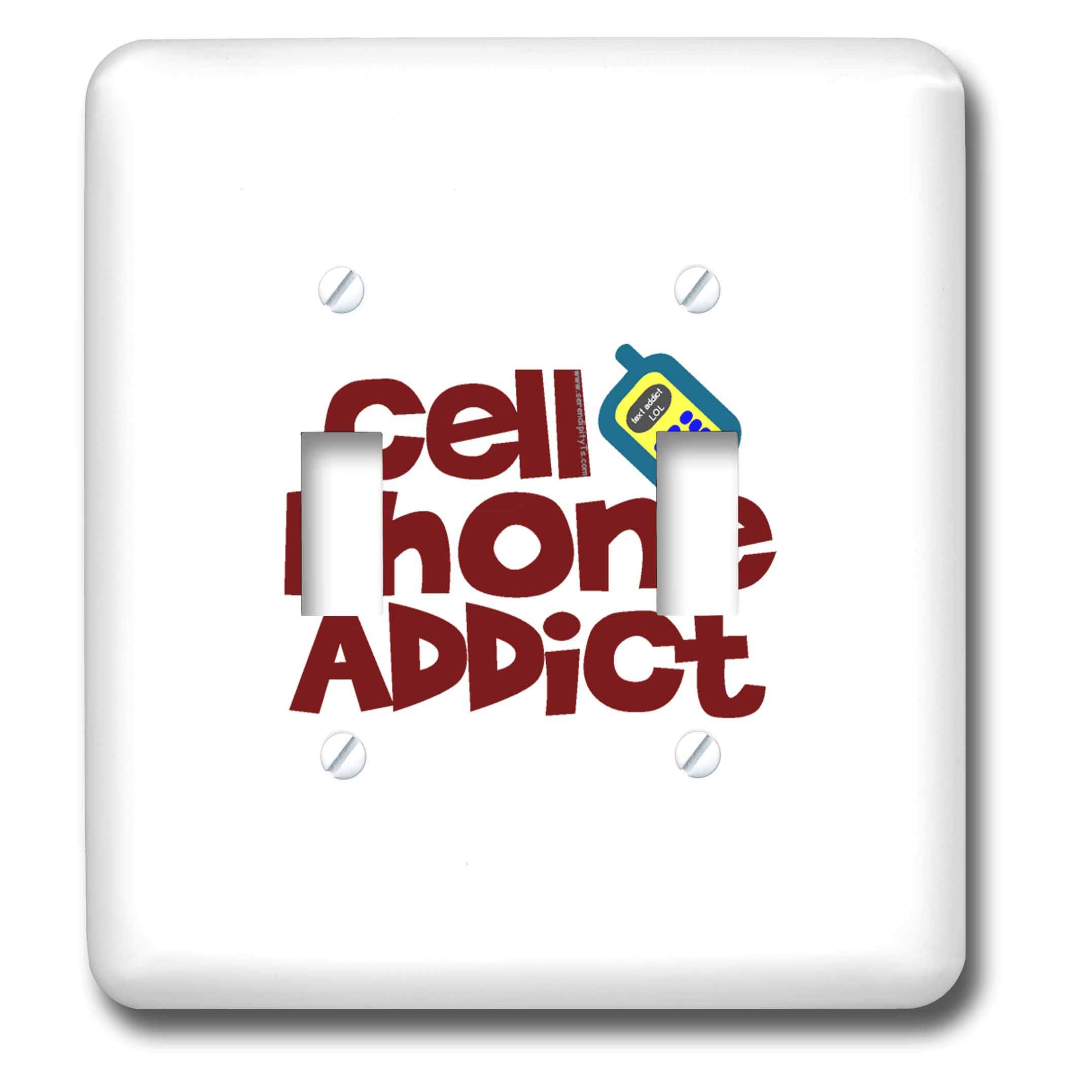 Téléphone portable Addict double interrupteur à bascule 3drose LSP 12499 mural original