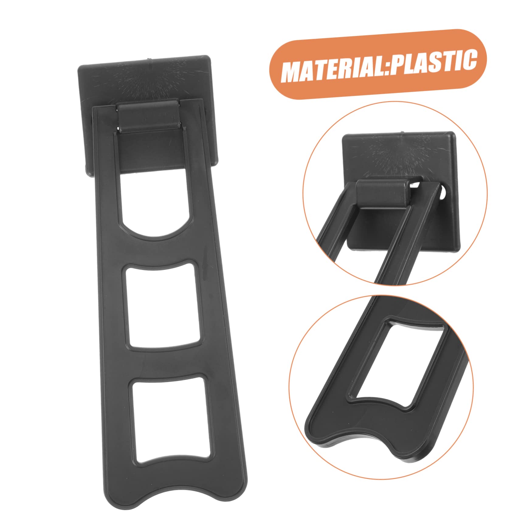 EXCEART Présentoir pour Cadre Photo Noir en Plastique 10 Pièces, Support Arrière Multifonctionnel pour Cadres Photos, Adapté pour Studios et Maisons