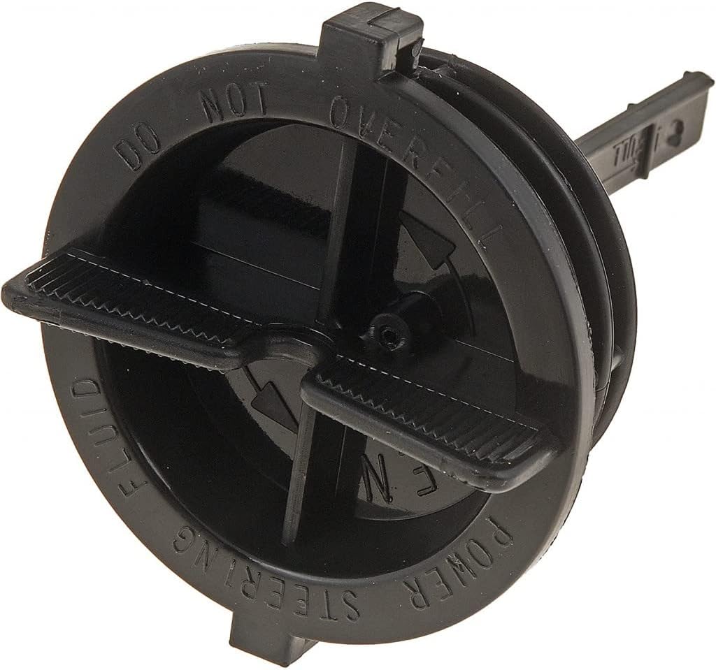 KarParts360 For Ford Ranger 1990-2008 Power Steering Caps | Plastic | Black | Screw On | 3.95 Inches Height | 2.70 Inches Diameter | With Dipstick | Replacement For E1AZ3A006-A, E3FZ3A006-A