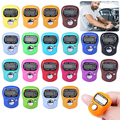 PAYFULLY Strick-Set 133 Teile | Elektronische Fingerzähler & Maschenmarkierer