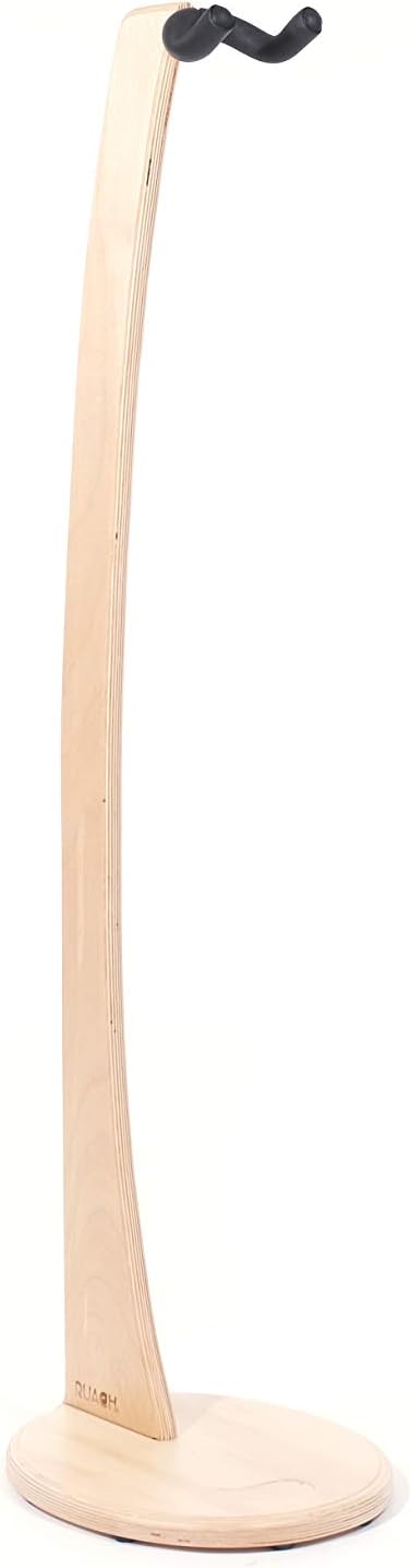 Ruach GS-1 Original Wooden Acoustic and Electric Guitar Stand – Handmade from Birch