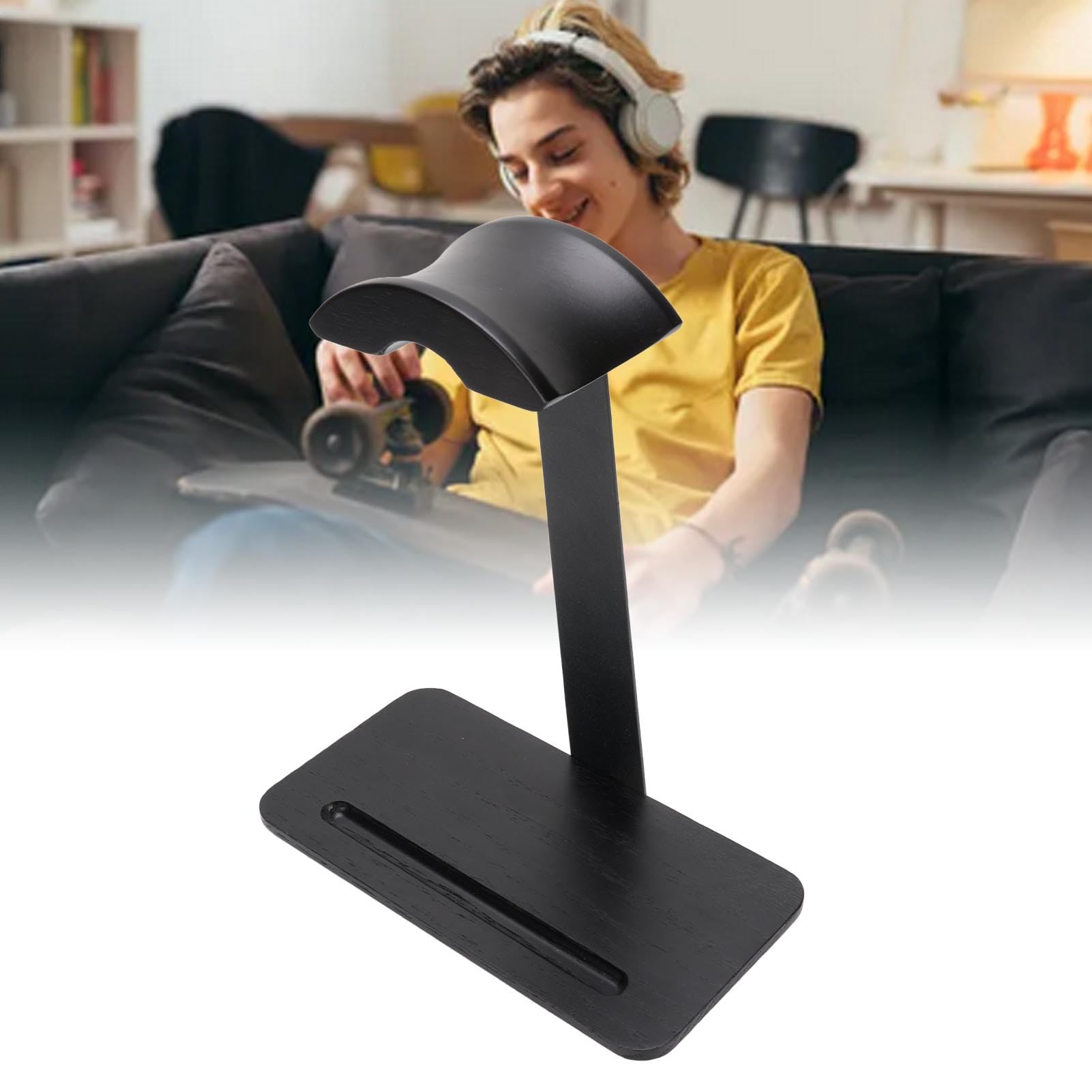 Yosoo Health Gear Noce Supporto per Cuffie in Alluminio, Antiscivolo