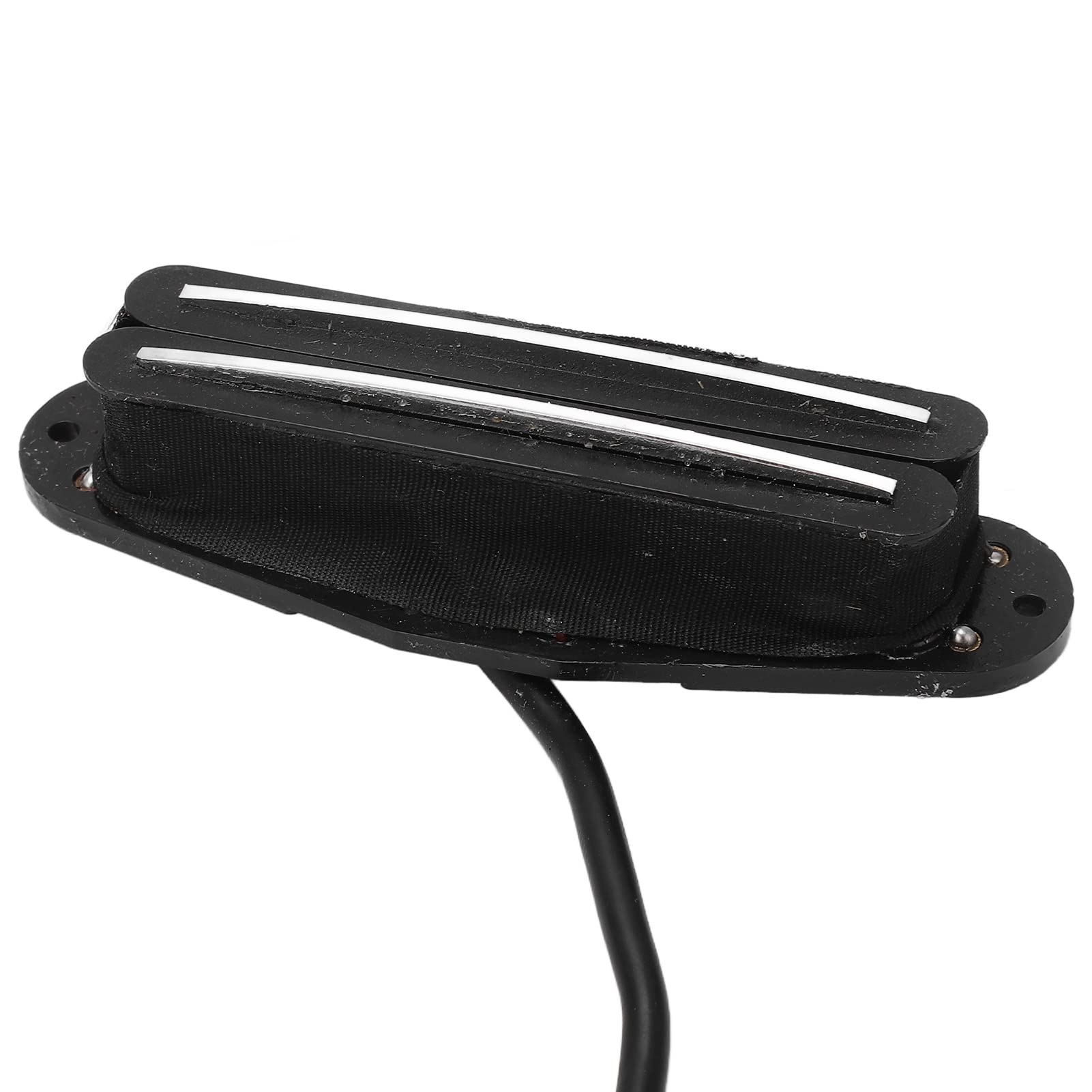 RiToEasysports Arnés de cableado de guitarra, kit precableado de doble riel con potenciómetro de 1T1V A500k B500k, diseño de blindaje de ruido para actualización de guitarra eléctrica