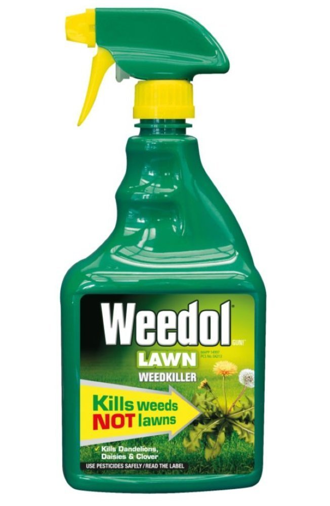 Weedol Lawn Weedkiller, Kills Weeds Not Lawns, 800ml Spray Gun!