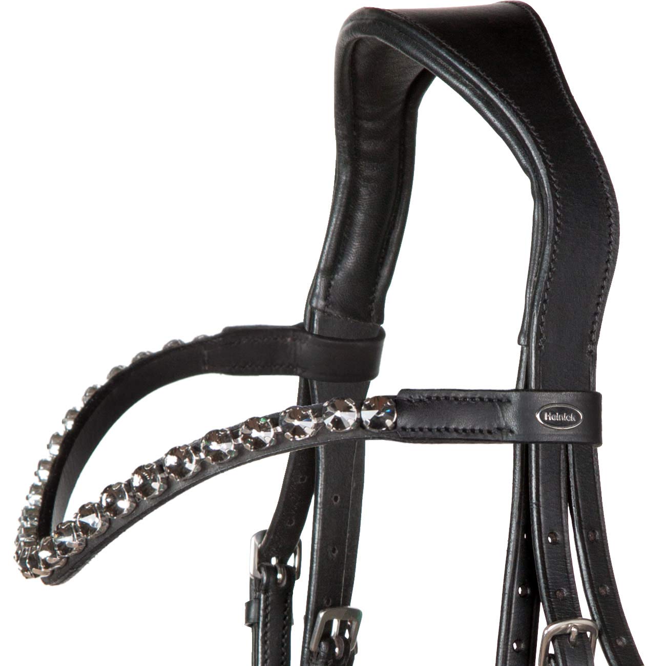 Trense Soft Hannoveranisch verstellbar Stride Schwarz ~ Glow-Ash ~ Vollblut