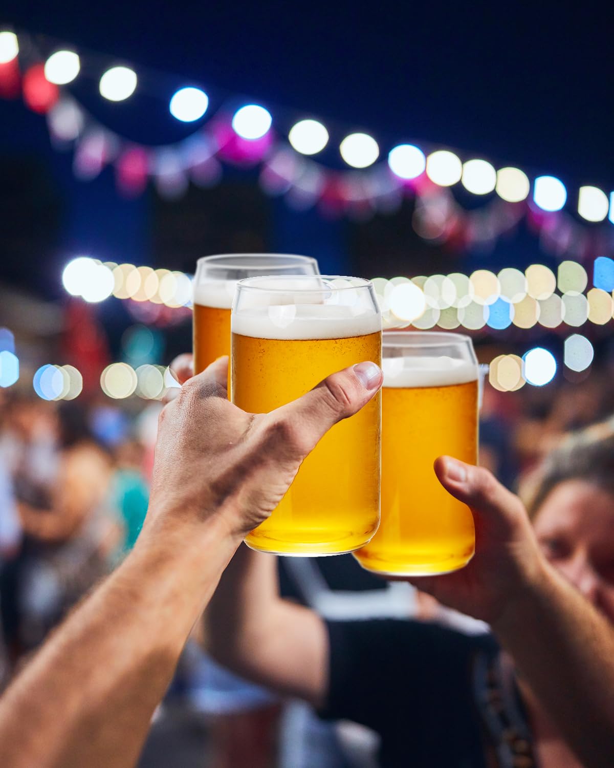 Lot De 4 Verres à Bière De 591 Ml | Beau Lot De Verres à Bière