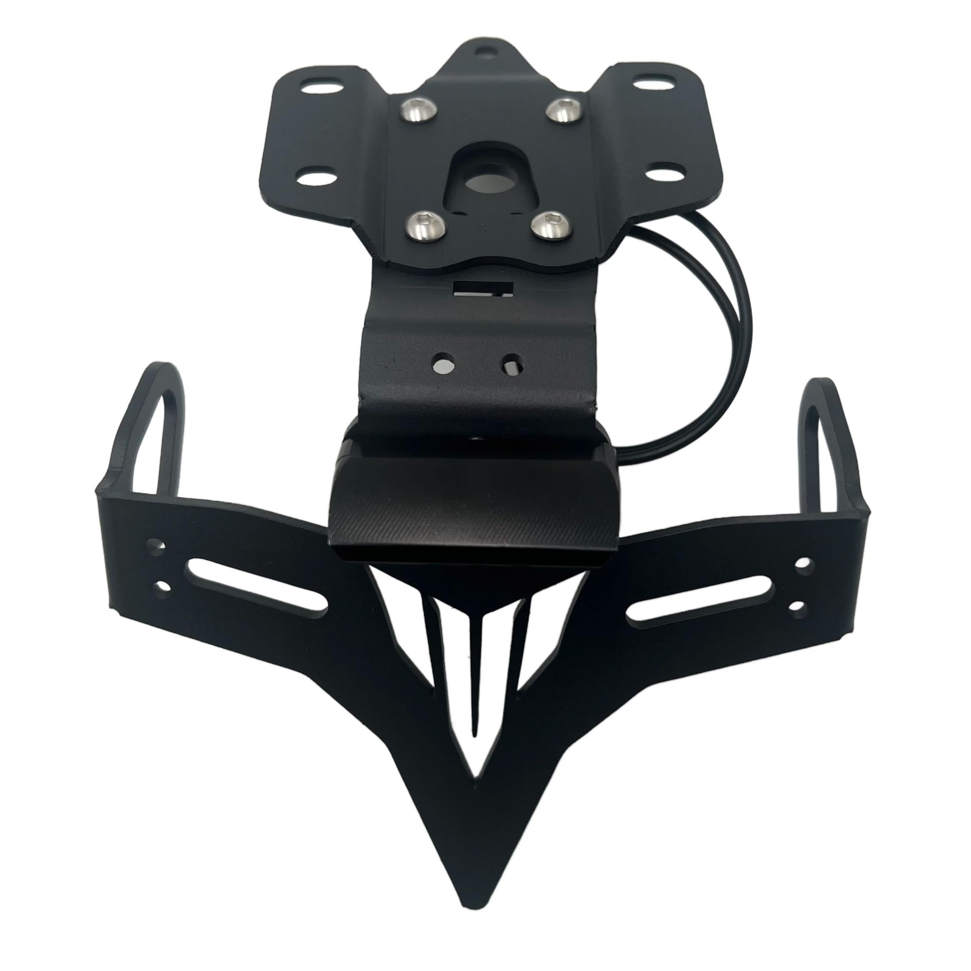 Moto Porta Matriculas para MT07 2021-2024 Soporte Matrícula Trasera Corta Aplicable A Años Modificados
