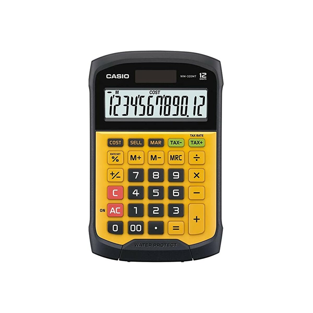 カシオ 防水・防塵電卓 12桁 WM-320MT-N