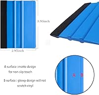 Vista 4 de tiptopcarbon Herramienta de alisado de papel pintado con raspador de 8 pulgadas para papel adhesivo, vinilo adhesivo, paquete de 10