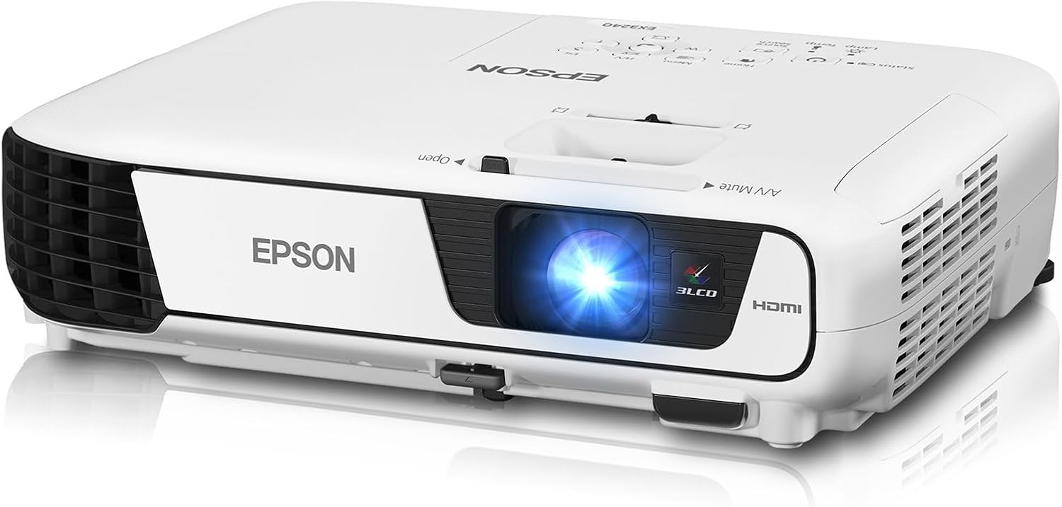 Epson EX3240 SVGA 3LCD Projector 3200 Lumens Color Brightness