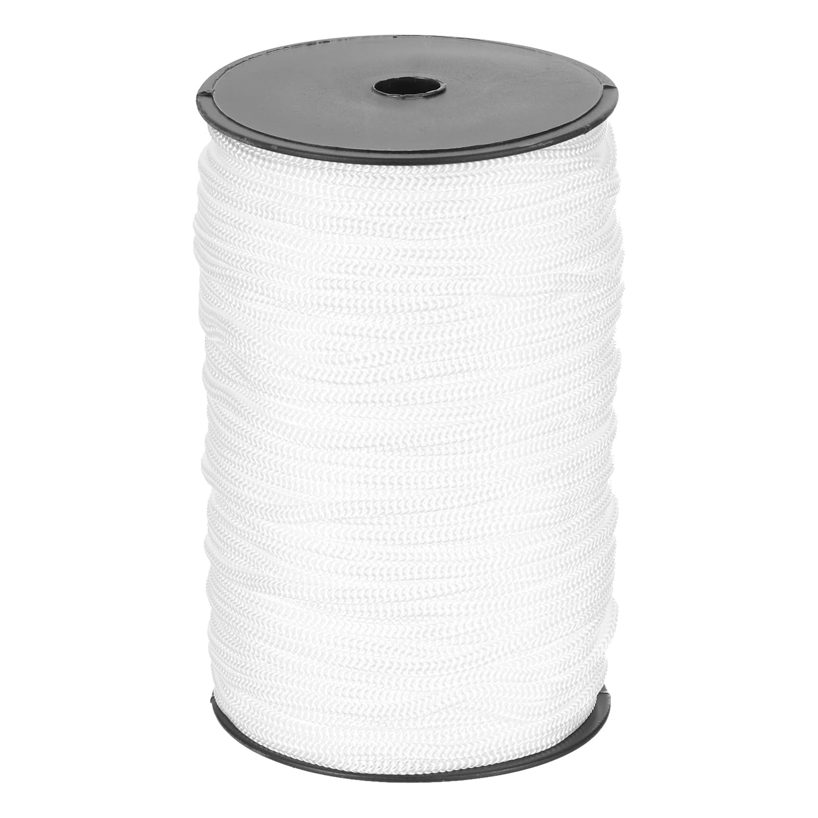 Corde à linge et camping : cordage blanc 6,35 mm de 100m pour vos activités
