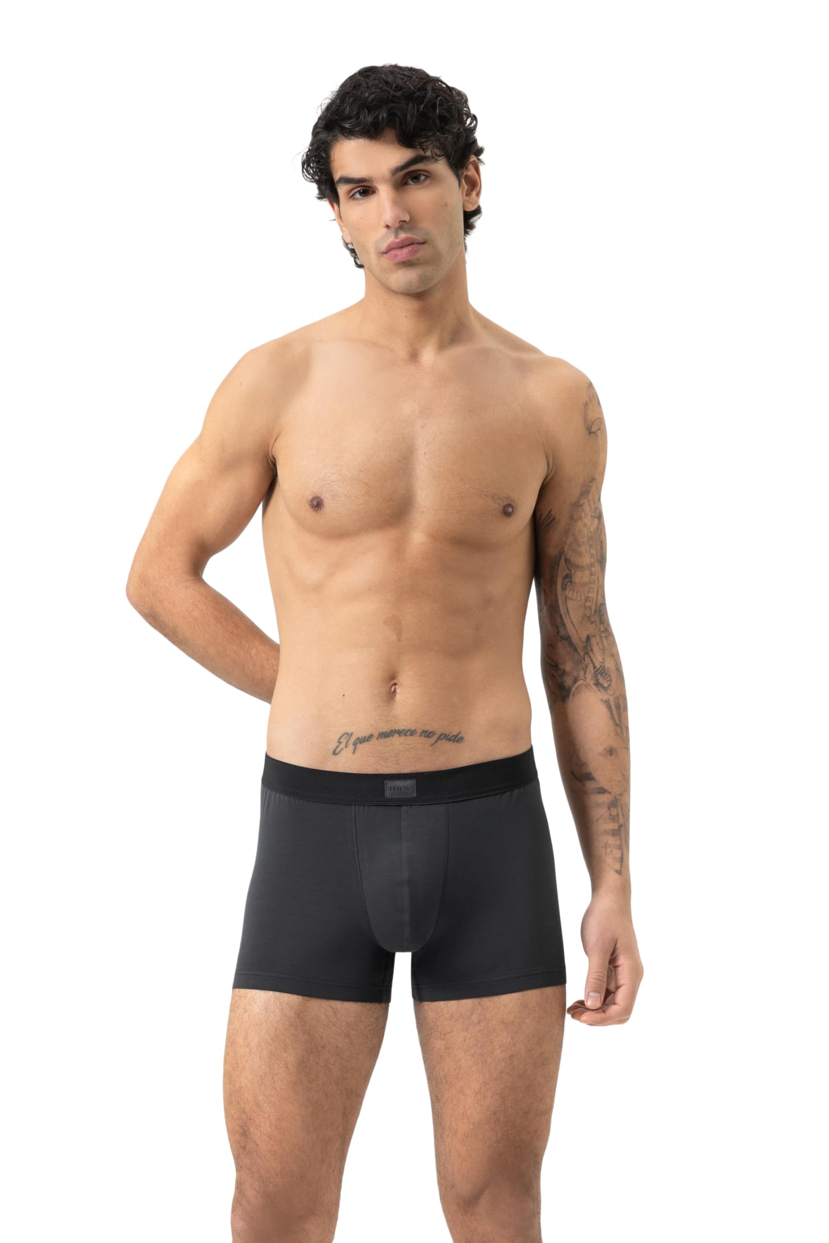 Mey Herren Trunk Shorty: Exklusive Trunk-Shorty, Körpernahe Passform, Mit aufgesetztem elastischen Webgummi, Puristisches Design, veredelte Baumwolle, Serie 10 Out of 10