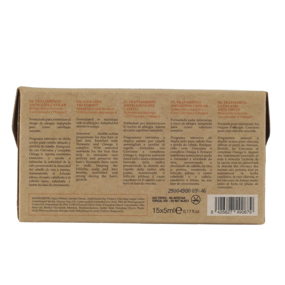 Tahe Organic Care Shampoo intensivo e pacchetto di trattamento contro la perdita dei capelli, 375 ml