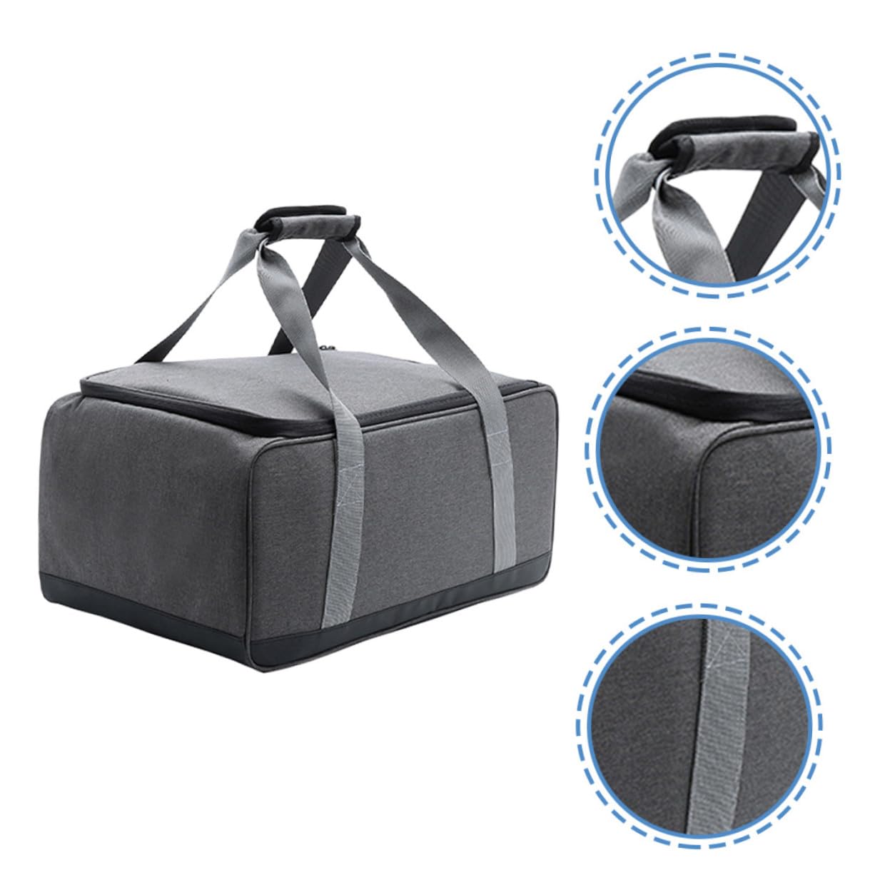 ibasenice Borsa Porta Utensili Campeggio Resistente con Manico Custodia Capiente per Fornello e Pentole Outdoor Sacchetto Pratico e Durevole per Trasporto e Conservazione