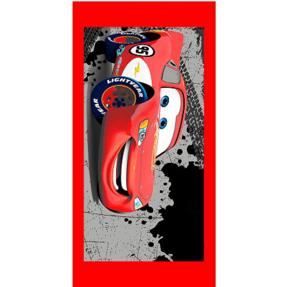 IMFLY Spierman Beach Towel, Children's Swimming Pool Towel for Children, Superhero Gift for Boys, Car Beach Towel, 70 x 140 cm, Beach Towel, Bath Sheet (E, 70 x 140 cm)