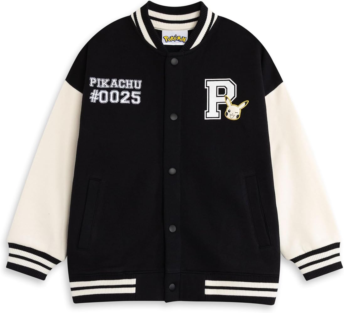 Mサイズ POKEMON MADE VARSITY JACKET Pokemon Varsity Bomber Jacket for Men - Classic Mens Varsity