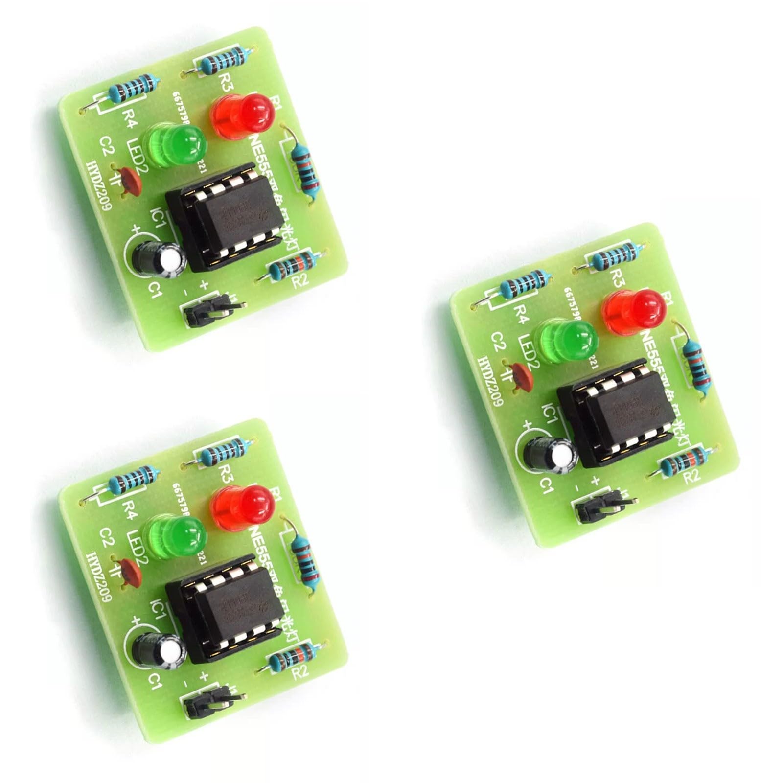 Limtula 5.08mm Terminal Block NE555 Flashing Light High Stability Durability Connection Component for Electronic Devices Terminal Block Connectors