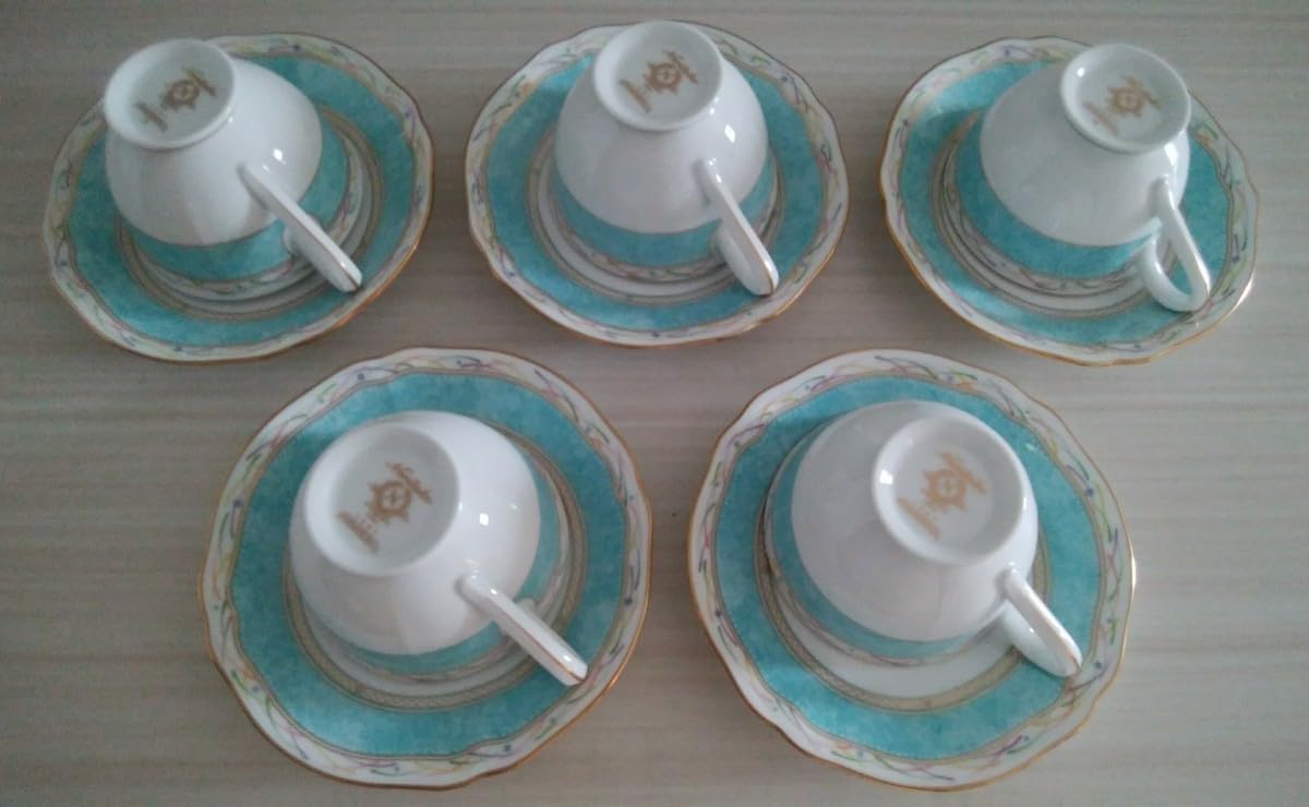 Amazon.co.jp: ノリタケハナレイクティーカップ&ソーサー5客セット