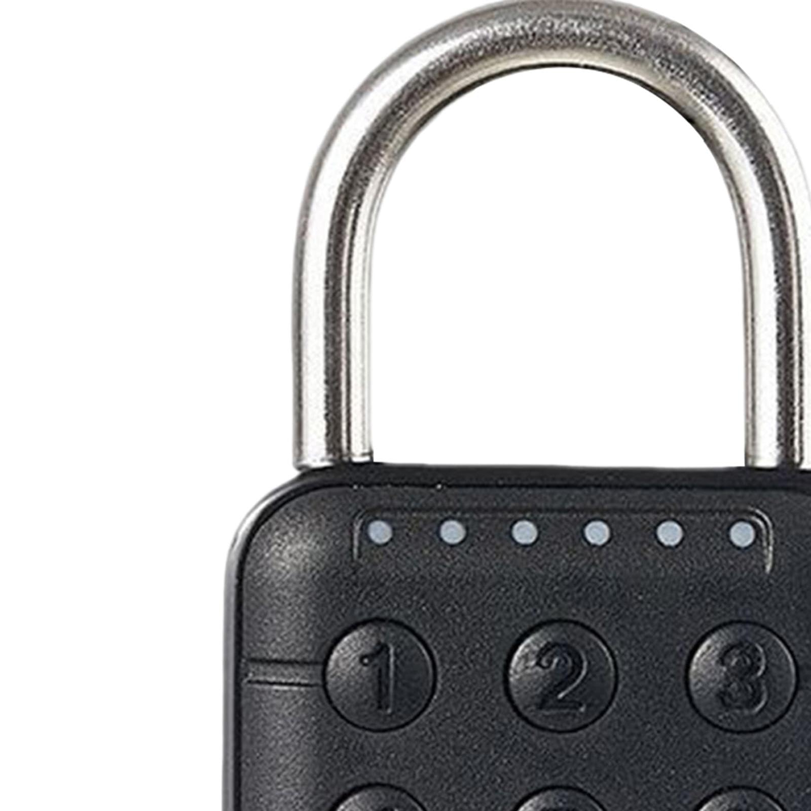 Lucchetto a Combinazione con Pulsante E di Accesso a 6 Cifre