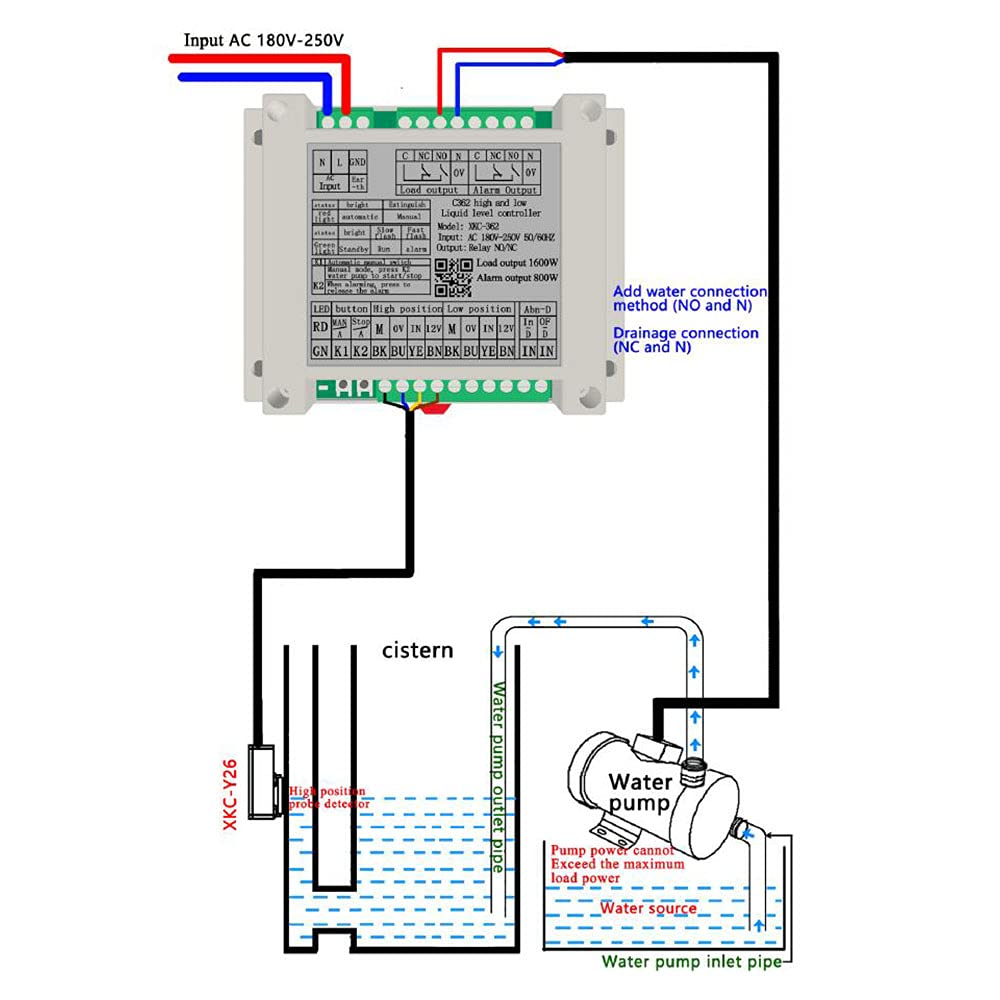 Taidacent Auto Water Level Controller Automatic Water Level Controller