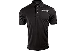 Men's Uniform Security Polo: Ensuring On-Duty Confidence
