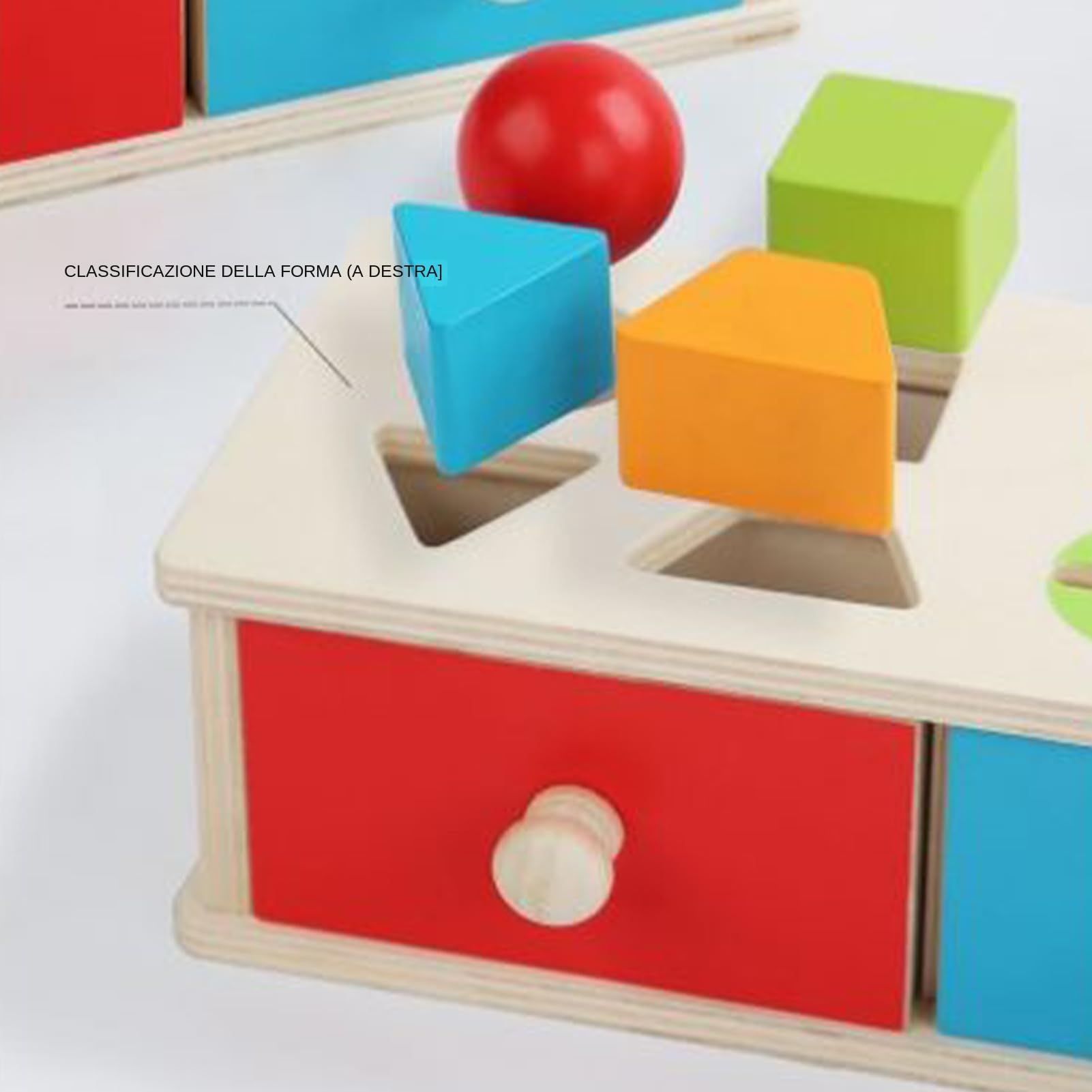 Giocattolo di forme da incastrare Giocattolo Interattivo in Legno per | Giocattoli educativi di smistamento per bambini per Bambini, Ragazzi e Famiglia, Viaggi, Campeggio, Feste