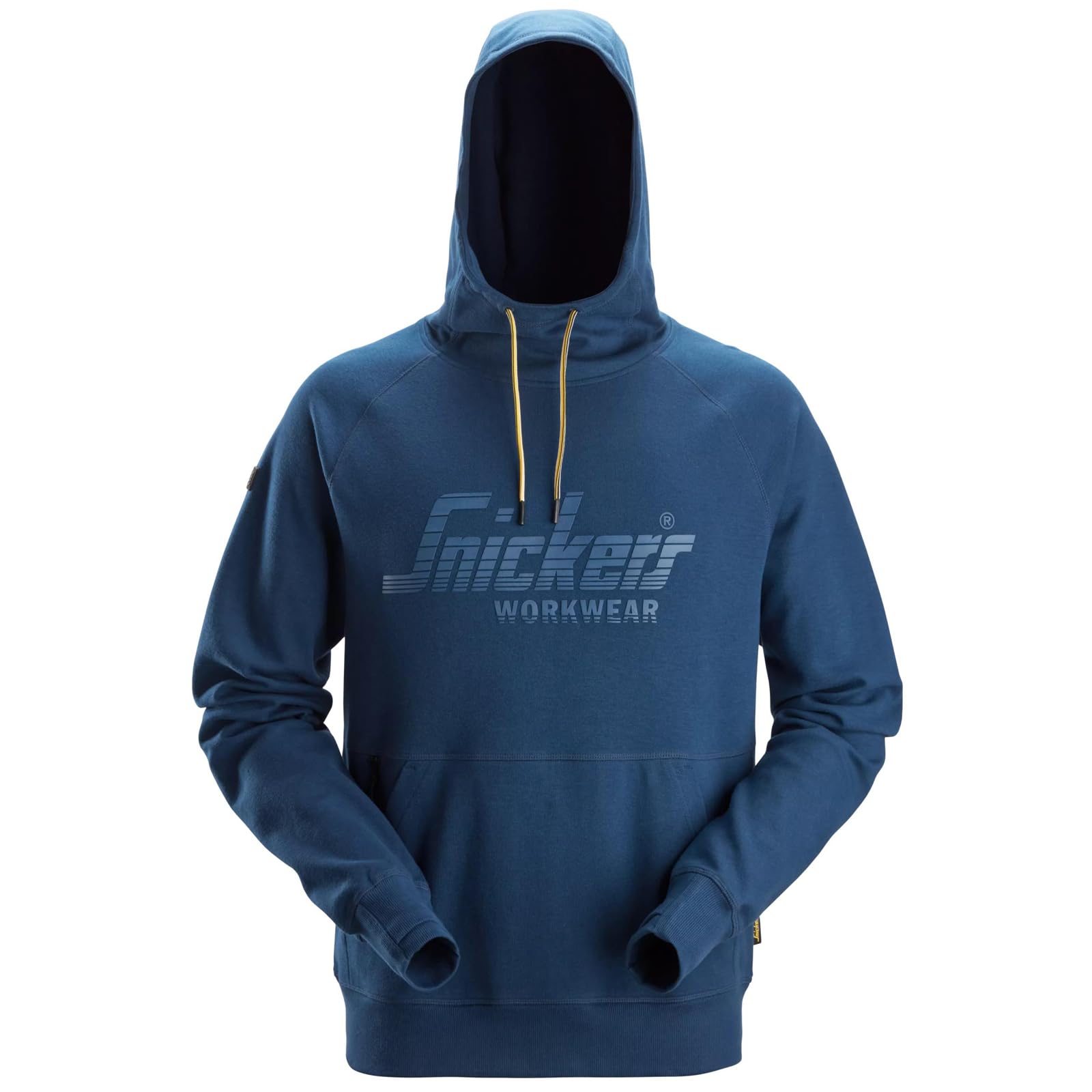 Snickers Workwear Men's Deep Blue Logo Hoodie Sweatshirt 2894 (Uk, Alpha, Xl, Regular, Regular, )