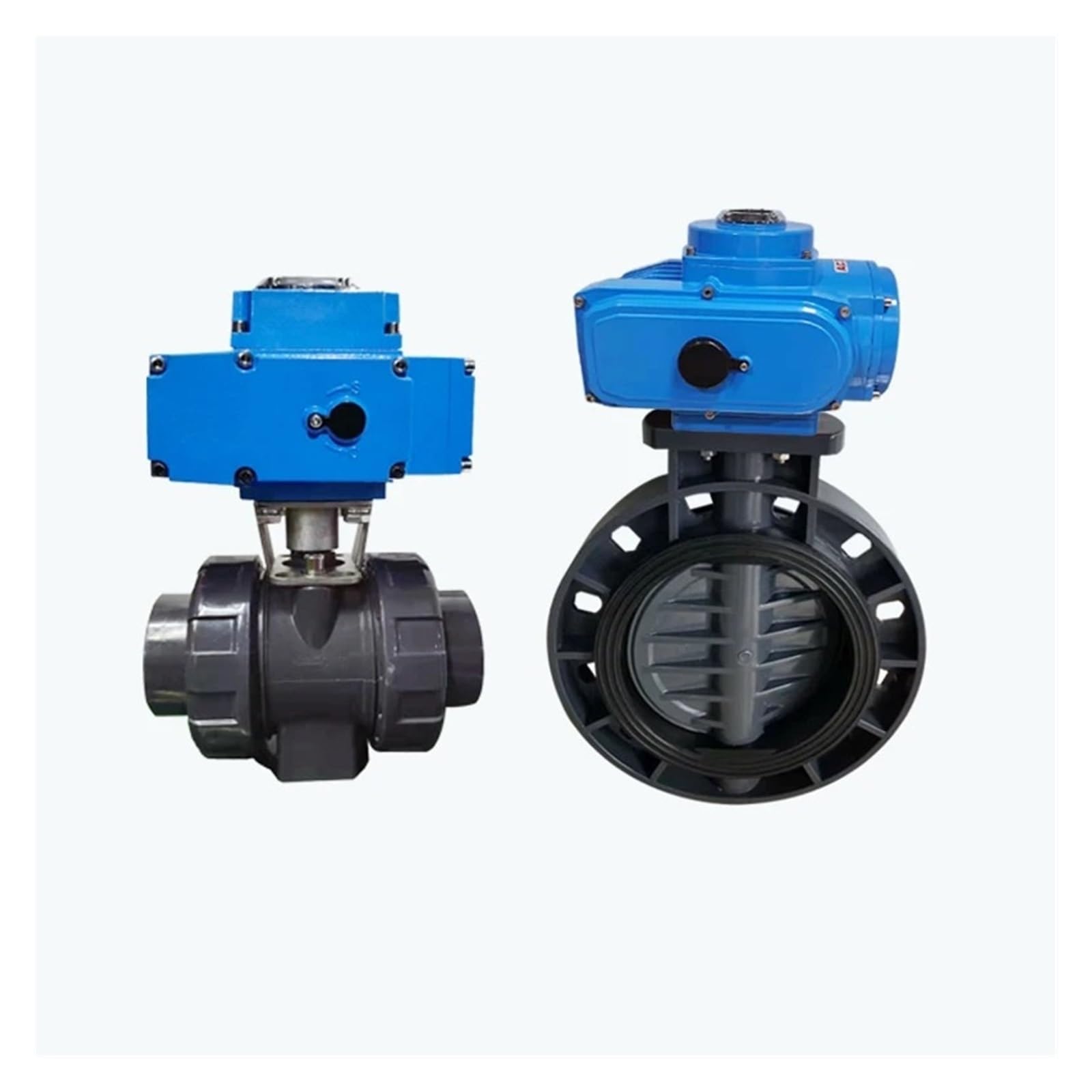 Électrovanne papillon D971S DN65 résistante aux acides et alcalis