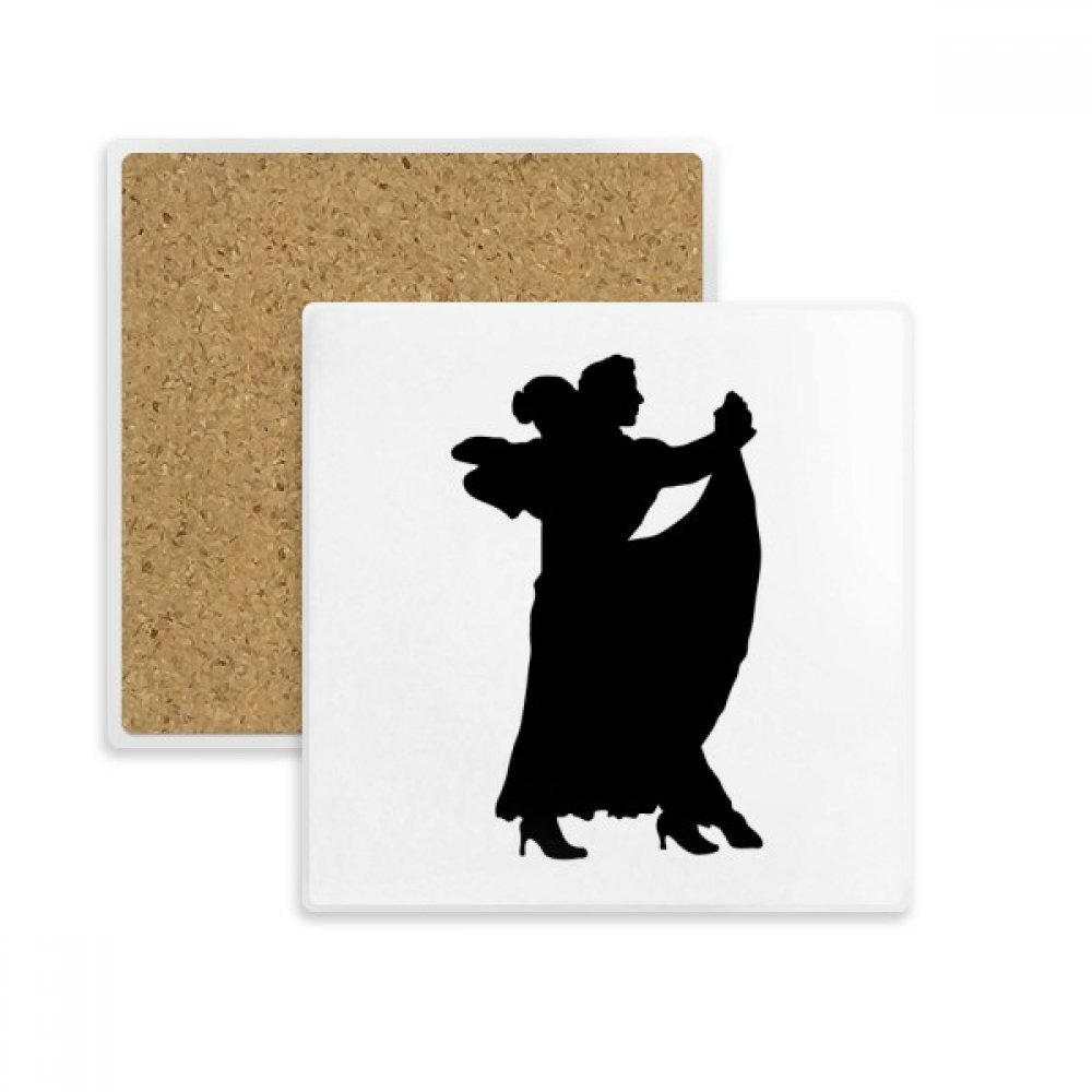 Cadeau Absorbent de Boissons : Coaster Tasse imprimé Danseur Duo pour les amateurs d'art