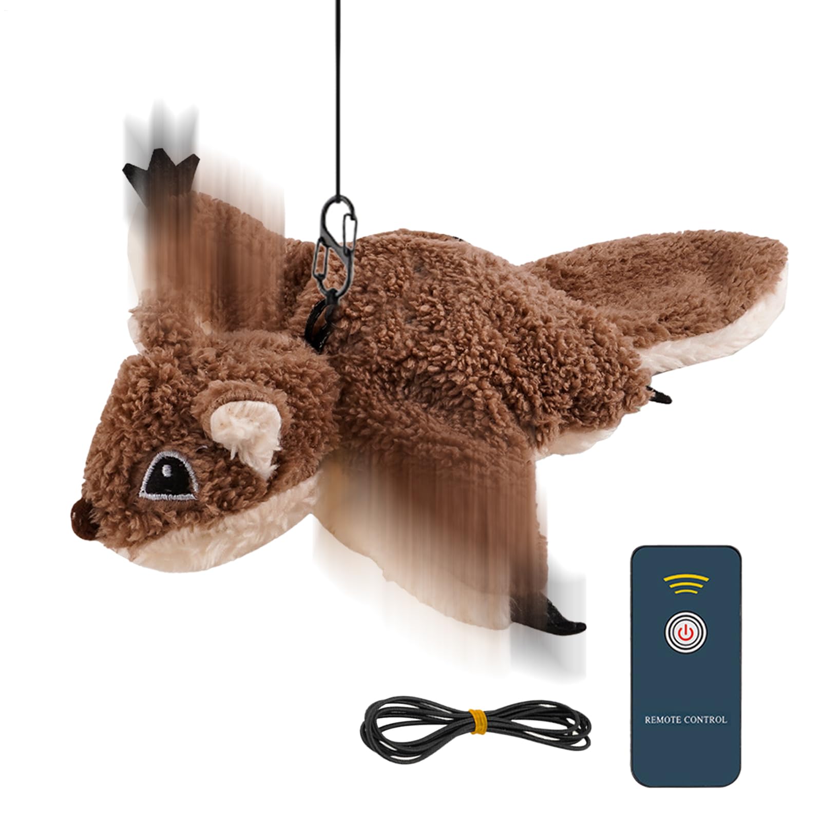 Souris battante télécommandée pour soulager l'ennui des chatons et stimuler leur esprit