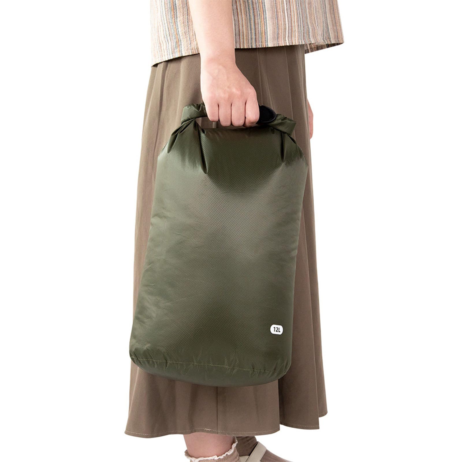 Bolsa seca de nailon de gran capacidad, organizadores ligeros para deportes acuáticos, al aire libre, bolsa impermeable