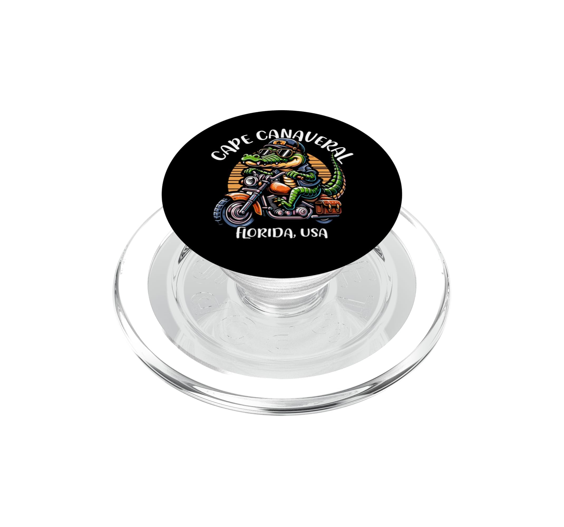PopSockets PopGrip para MagSafe con cocodrilo animado de Cabo Cañaveral Florida 6