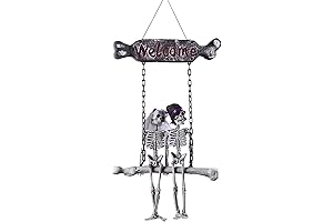 Posable Skeleton Unique Swing Bride and Groom Skeleton Halloween Full Body Plastic Skeleton