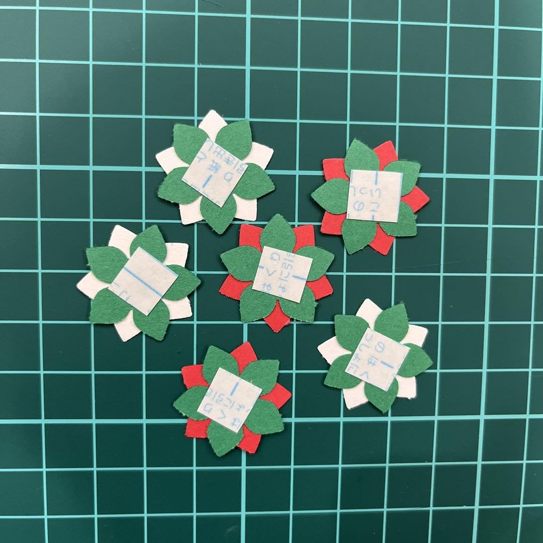 Amazon.co.jp: クラフトパンチポインセチア②花 クリスマス アルバム