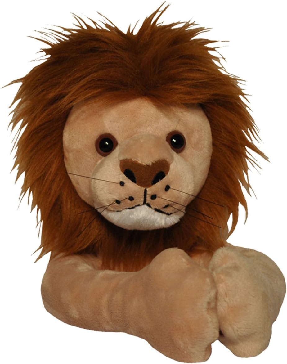 Curtain Critters ALLNMK250510COL Plush Safari Lion and Chocolate Monkey Curtain Tieback Collector Set