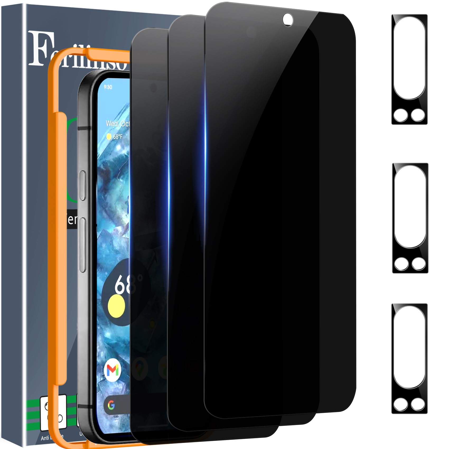 Photo 1 of Ferilinso Privacy Screen Protector for Google Pixel 8 Pro