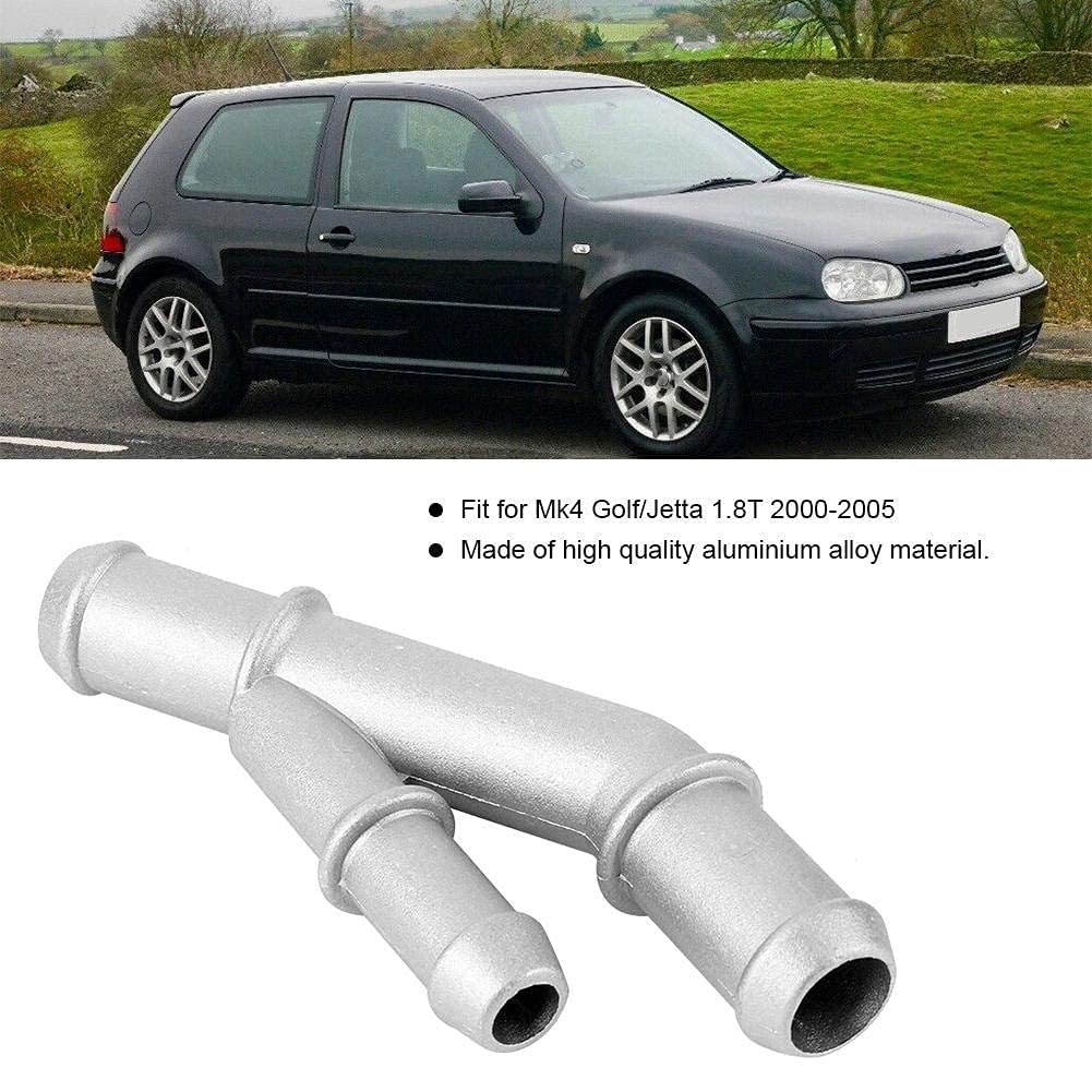 Kołnierz Y płynu chłodzącego, OE: 1J0121087E Adapter do rurki płynu chłodzącego z odlewanego aluminium Kołnierz Y Pasuje do 1.8T 2000-2005