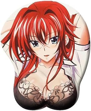 3D Anime Mouse Pad Cute Soft Sexy Cartoon Beauty Large Breast Tits Silicone Wrist Support Mouse Mat Gaming Mouse Pads with Wrist Support 7