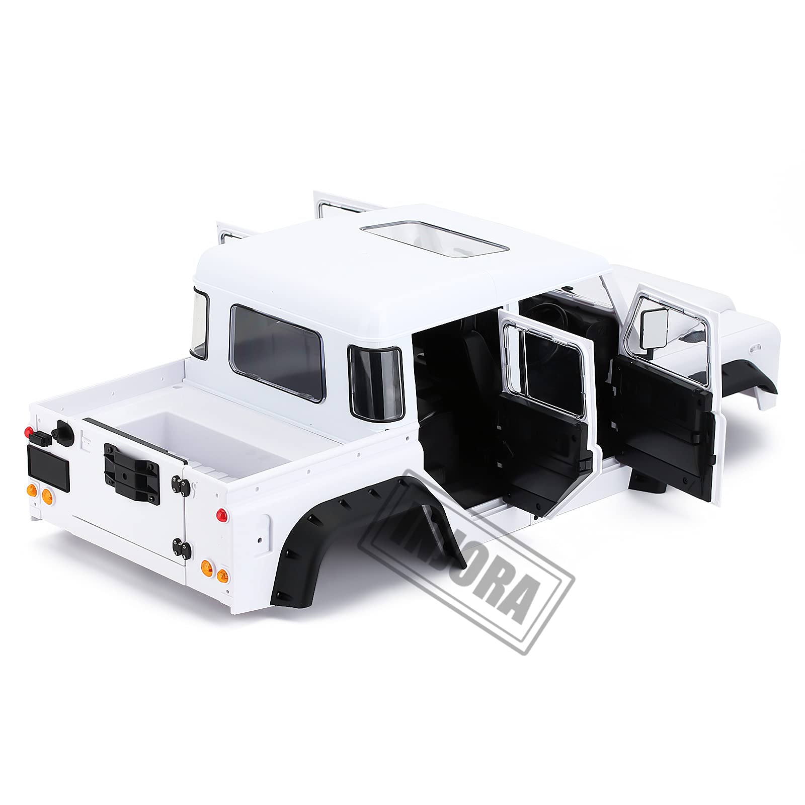 INJORA RC Crawler Hardbody 313mm Pickup Body D130 Defender 12.3in