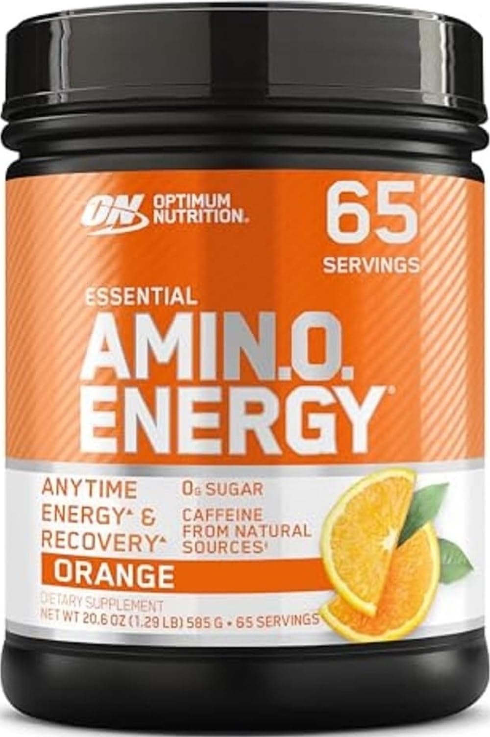 Optimum Nutrition Amino Energy - Pre Workout with Green Tea, BCAA, Amino Acids, Keto Friendly, Green Coffee Extract, Energy Powder - Orange Cooler, 65 Servings (Packaging May Vary)