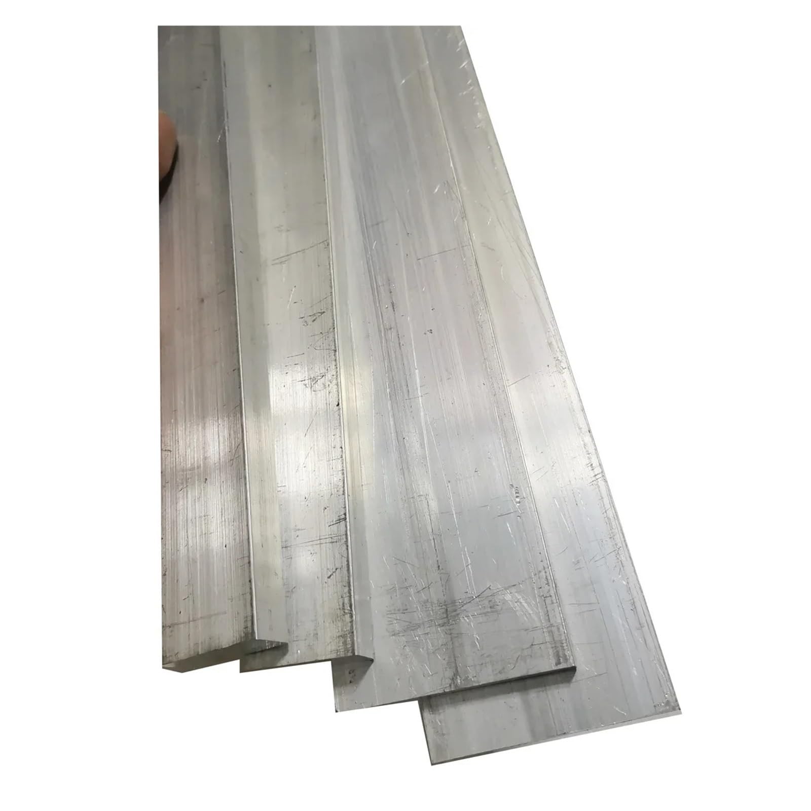 Drążek aluminiowy 6061 aluminiowa blacha aluminiowa Home "zrób to sam", szerokość 10-100 mm, metalowa płyta CNC (10 x 50 x 500 mm, 1 szt.)