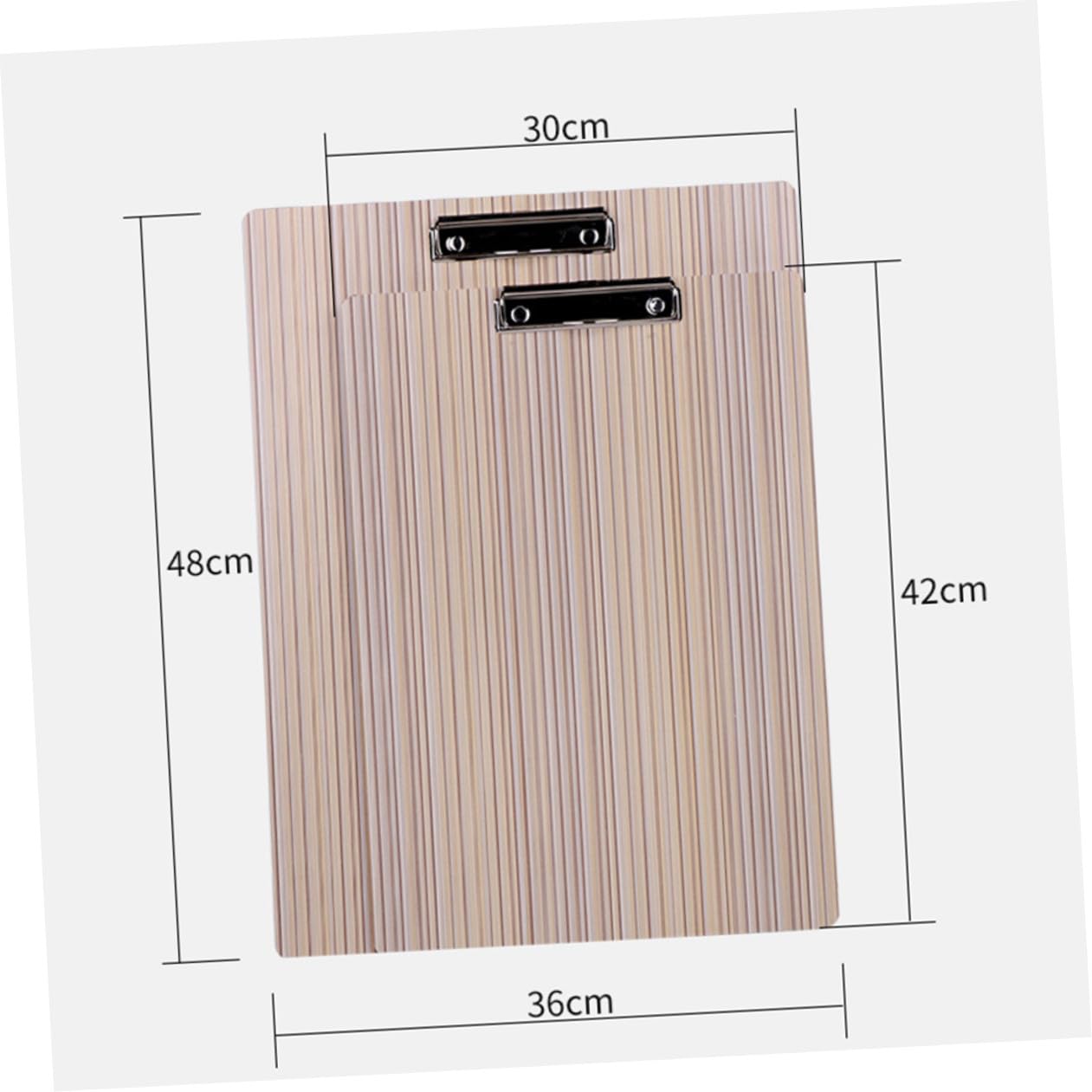 Tablero de dibujo de madera de 48 x 36 cm con clip, cuaderno de bocetos portátil para artistas y estudiantes, color natural, ideal para uso al aire libre y estudio, suministros de dibujo versátiles