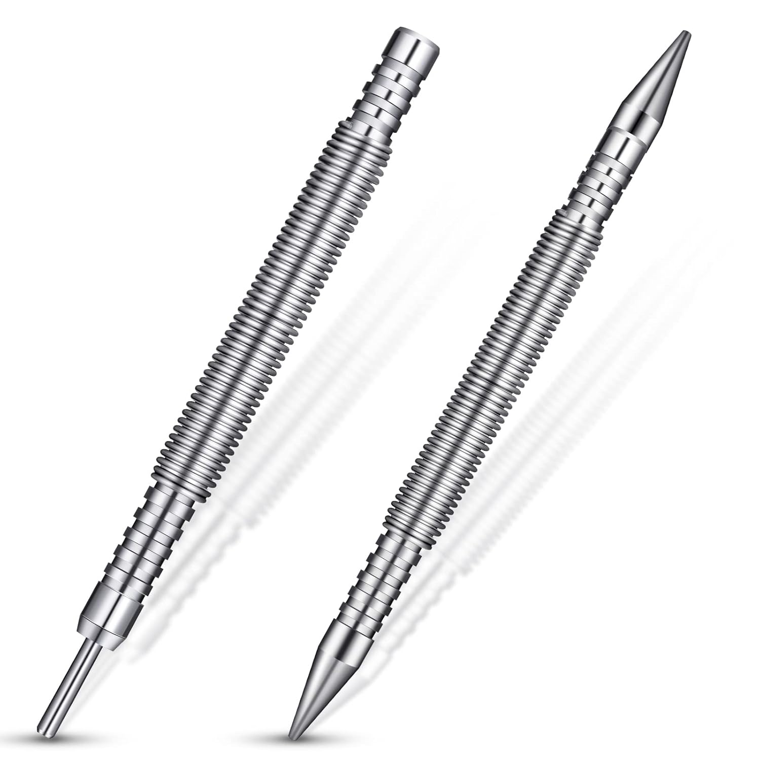 2 Pieces Nail Set and Hinge Pin Tool 1/32 2/32 Inch Nail Punch Dual