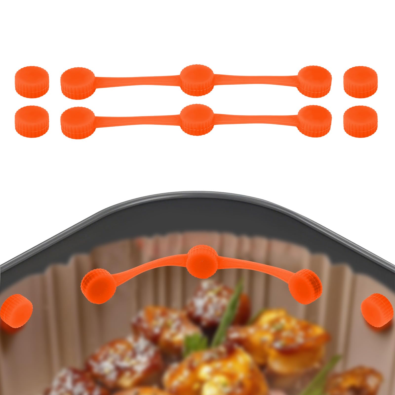 18 Aimants Pour Papier Cuisson Air Fryer – Fixation Sûre, évite Les Brûlures, Sans BPA - 7
